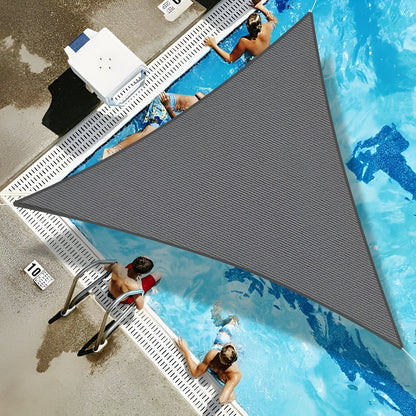 Solsegel Triangel Vattentät | UV-skydd Polyester | Skugga Altan & Pool | 3 Storlekar