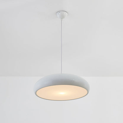 Pendellampa i Akryl och Metall | Rundad Skärm i Orange, Svart, Vit eller Vinröd | Ø 35,1–59,9 cm | 3 Ljusfärger