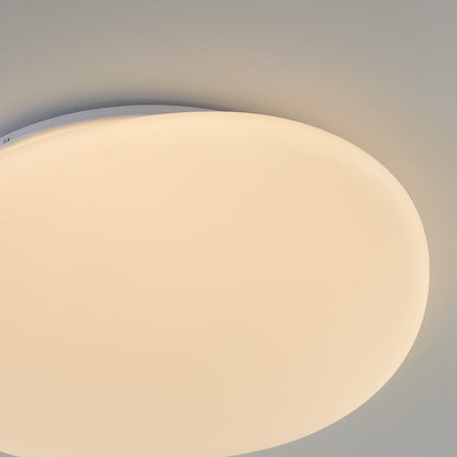 Deckenleuchte LED in Steinform | Weiße Deckenlampe mit unregelmäßig runder Form | 3 Lichtfarben | 3 Größen