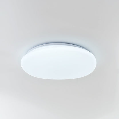 Deckenleuchte LED in Steinform | Weiße Deckenlampe mit unregelmäßig runder Form | 3 Lichtfarben | 3 Größen