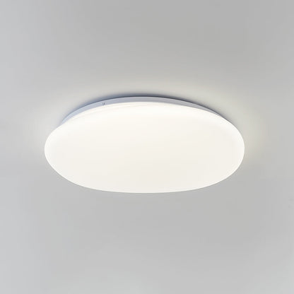 Deckenleuchte LED in Steinform | Weiße Deckenlampe mit unregelmäßig runder Form | 3 Lichtfarben | 3 Größen