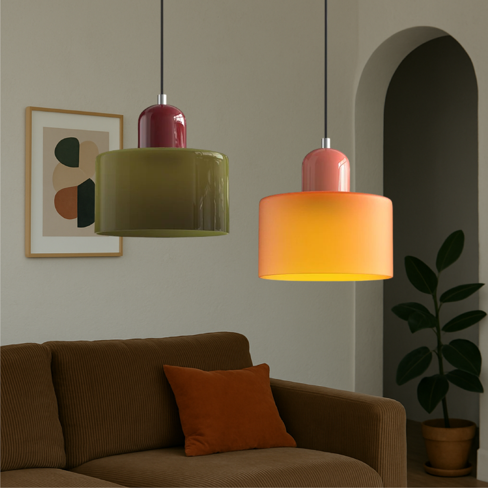 Luminor | Geometrisk Pendellampa i Bauhaus-inspirerad Design för Inomhusbruk