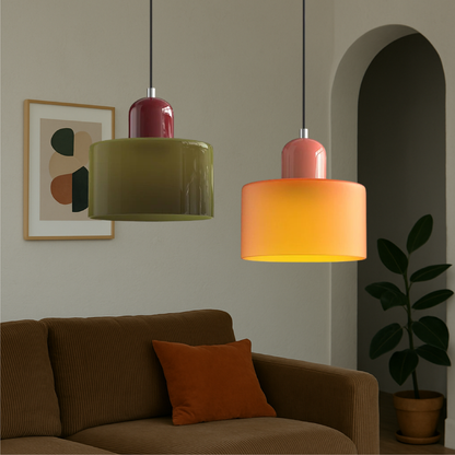 Luminor | Geometrisk Pendellampa i Bauhaus-inspirerad Design för Inomhusbruk
