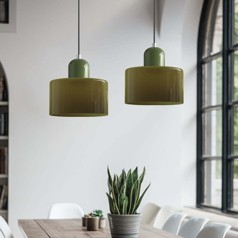Luminor | Geometrisk Pendellampa i Bauhaus-inspirerad Design för Inomhusbruk