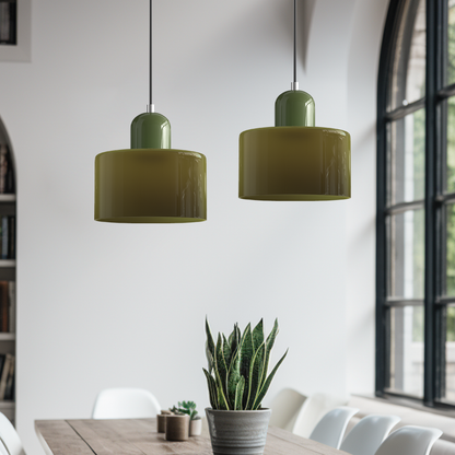 Luminor | Geometrisk Pendellampa i Bauhaus-inspirerad Design för Inomhusbruk
