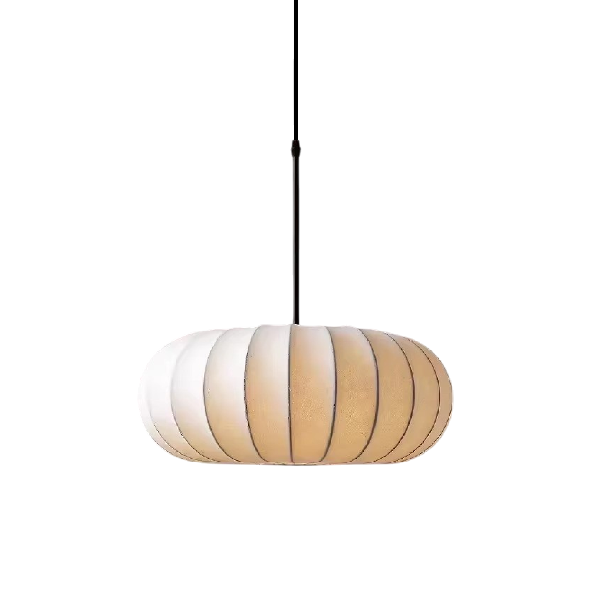 Lurvik | Pendellampa med Textil Lampskärm för Inomhusbruk