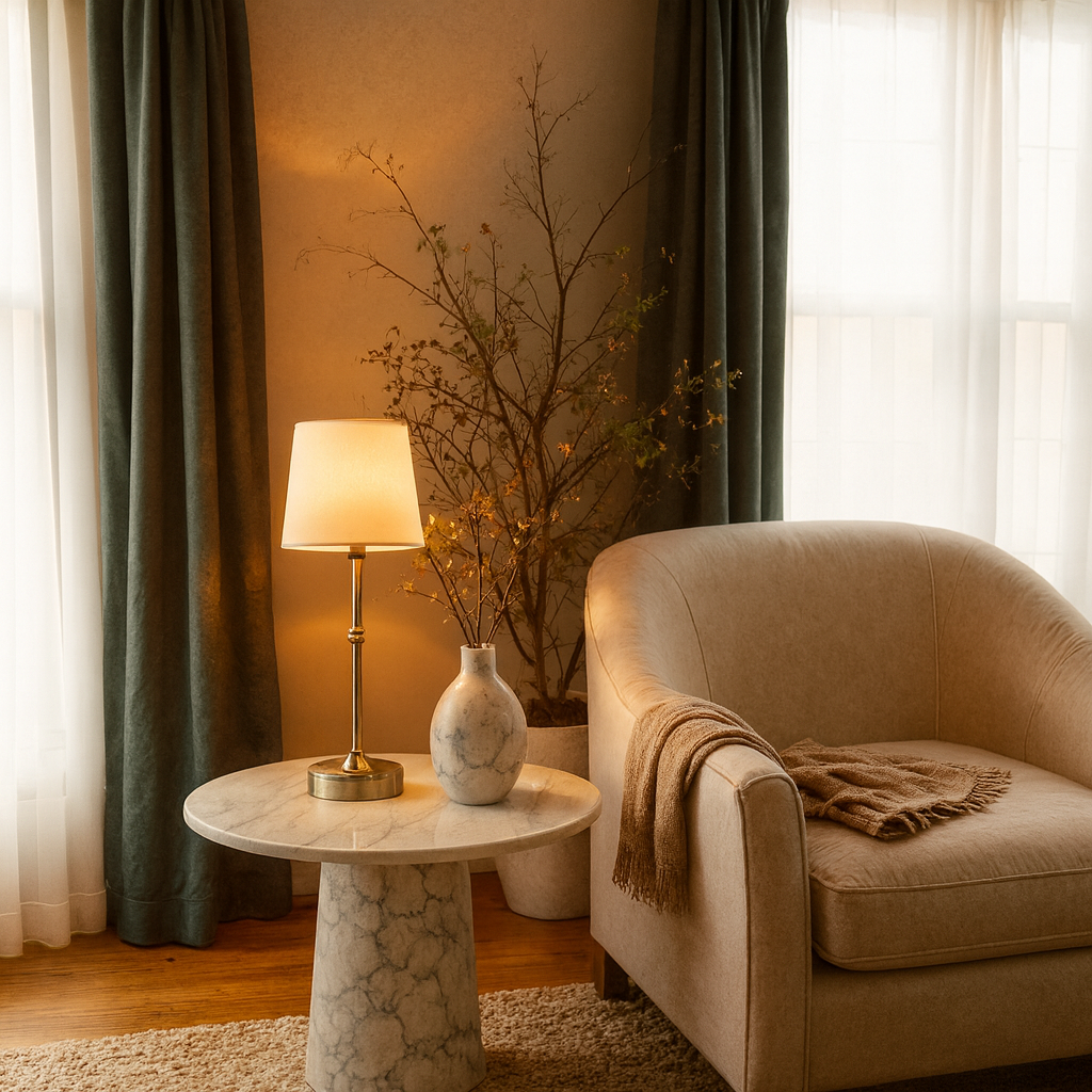 ModernGlow – Modern Bordslampa, Mjuk Belysning, Skandinavisk Stil 0