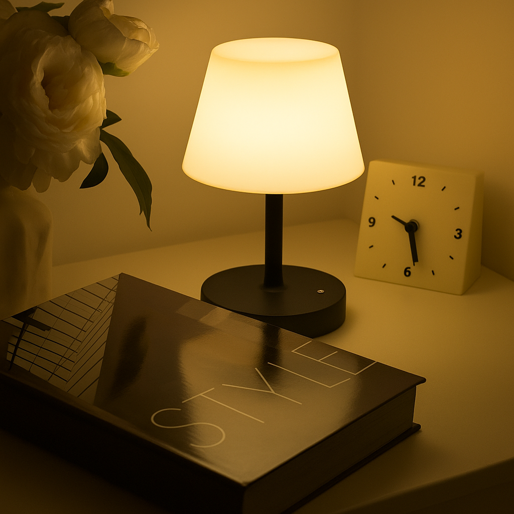 ModoGlow – Modern Bordslampa, Mjuk Belysning, Skandinavisk Stil 0