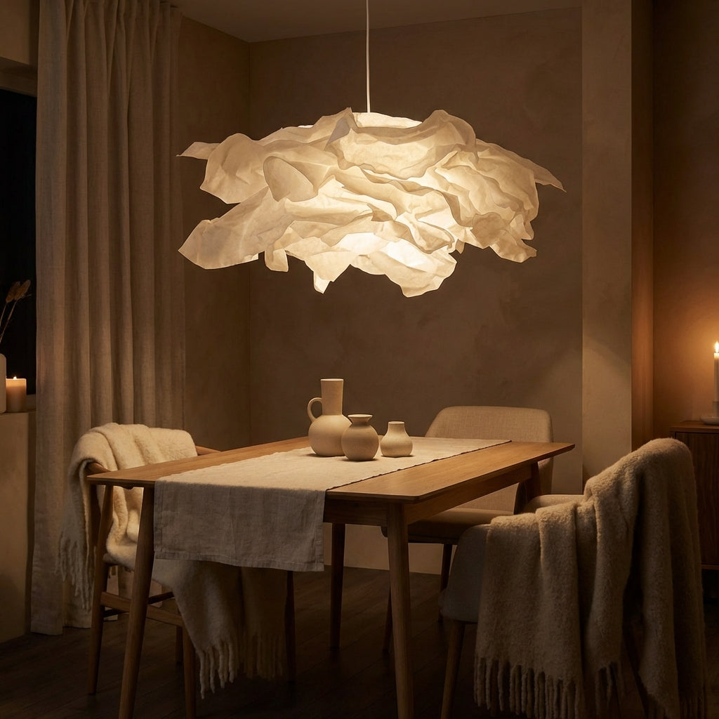 NimbusCloud | Dreamy Organic Taklampa för Vardagsrum och Sovrum