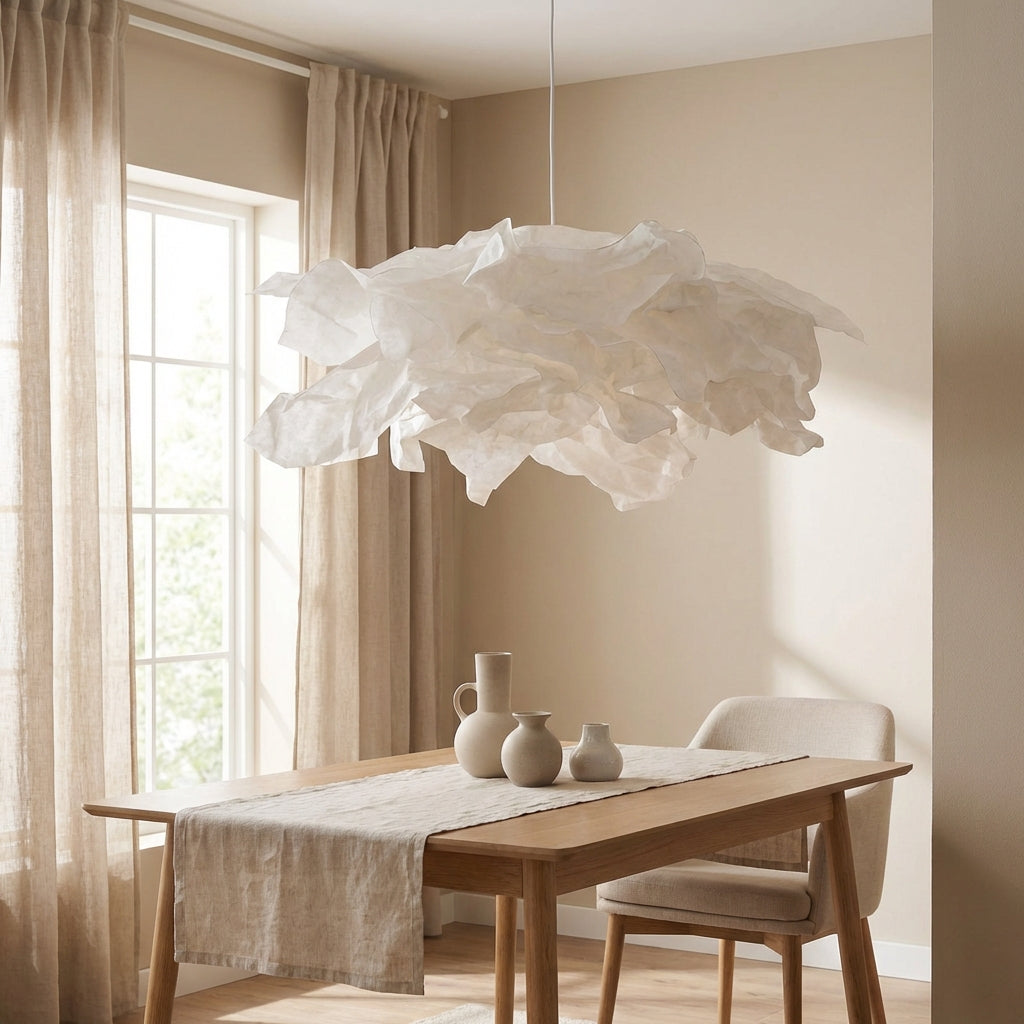 NimbusCloud | Dreamy Organic Taklampa för Vardagsrum och Sovrum