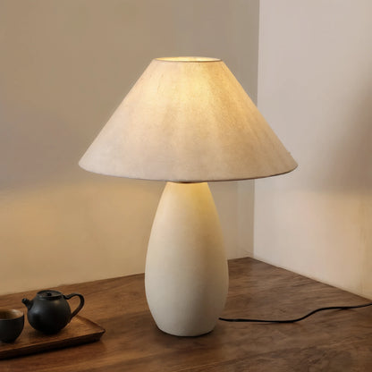 Nordic Elegance LED Bordslampa - Minimalistisk Design För Inomhusbruk, Varm Ljusfärg, Rund Bordslampa - 4