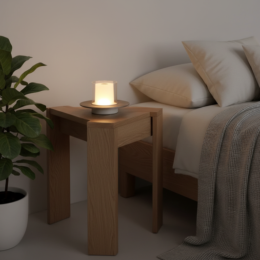 Nordic Glow Liten Bordslampa LED – Elegant Bordslampa För Moderna Rum Med Varm Belysning - 1