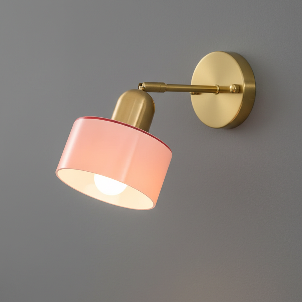 Oriva | Vägglampa i Glas med Grafisk Form