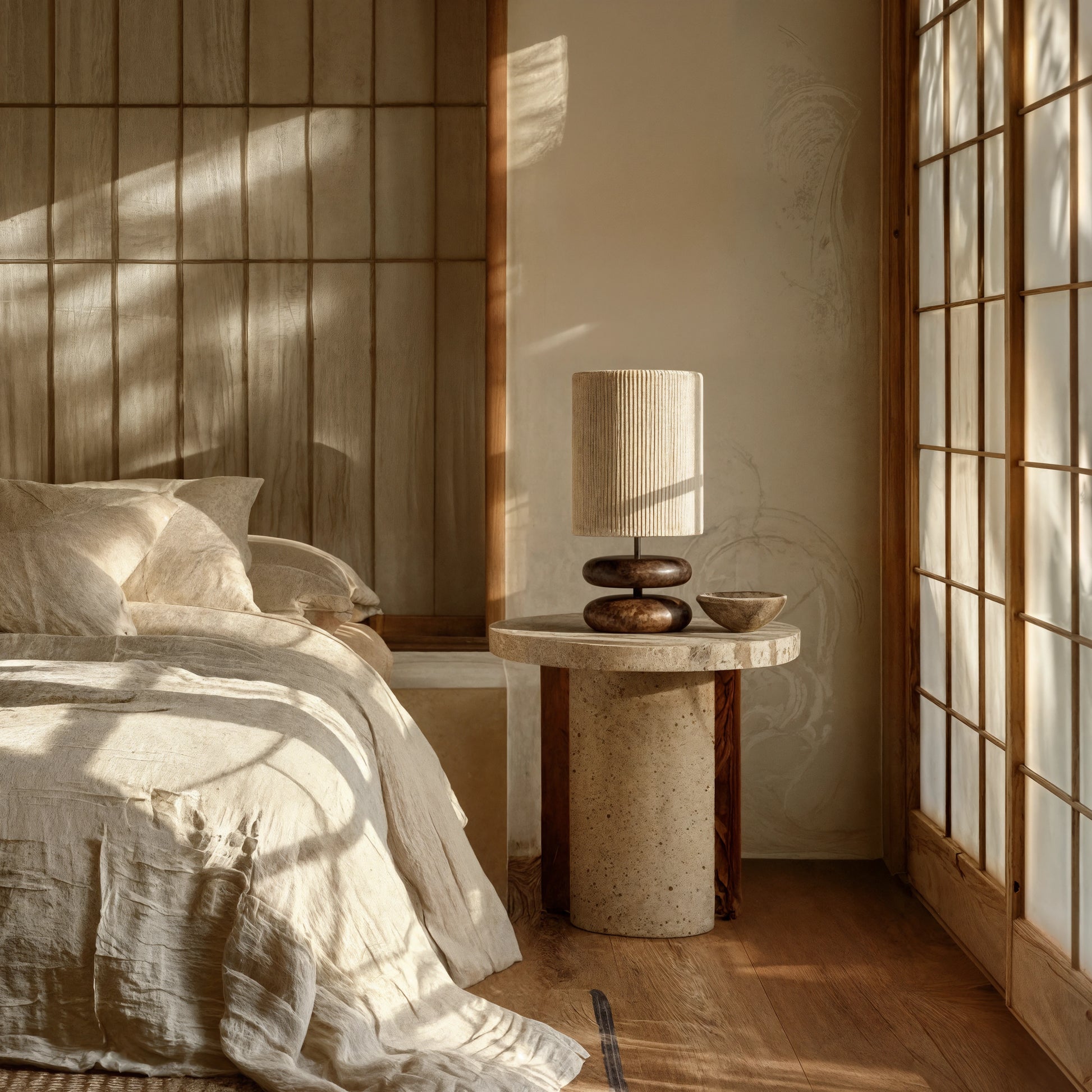 Oto Liten Bordslampa LED - Elegant Skulptural Design för Varm Belysning Inomhus - 5