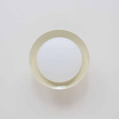 Deckenleuchte LED im Retro-Stil | Schalenförmige Deckenlampe in Braun, Grün, Beige oder Chrom | Dimmbar oder 3 Lichtfarben