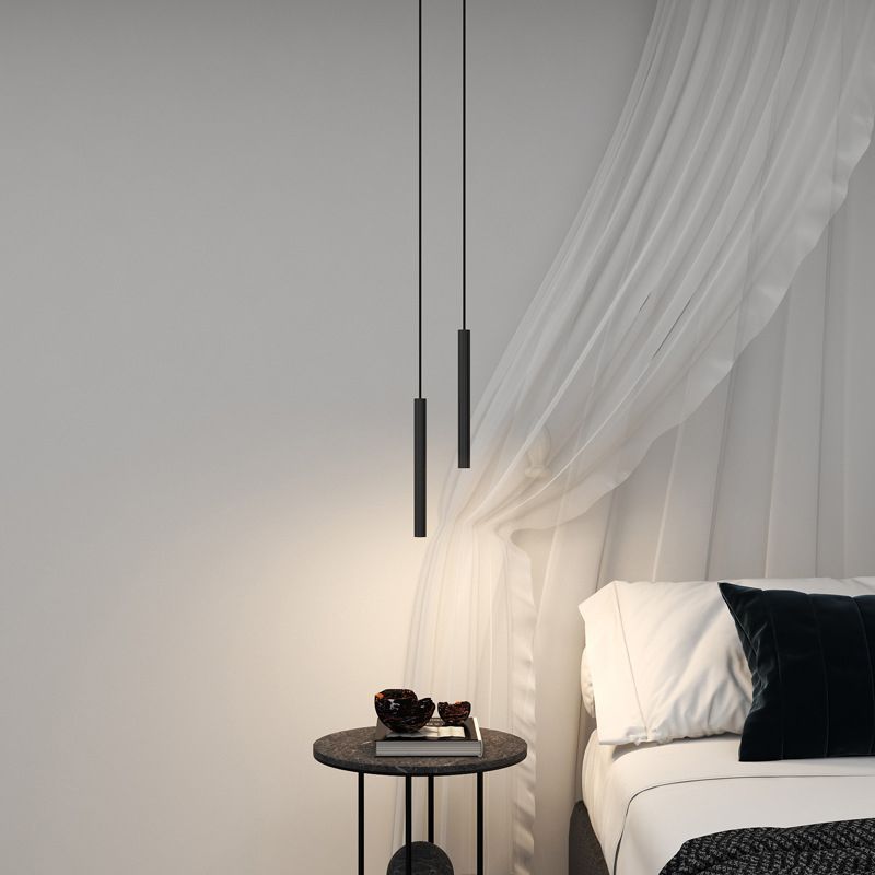 Pendellampa i Metall | Cylindrisk Minimalform | LED-ljuskälla ingår