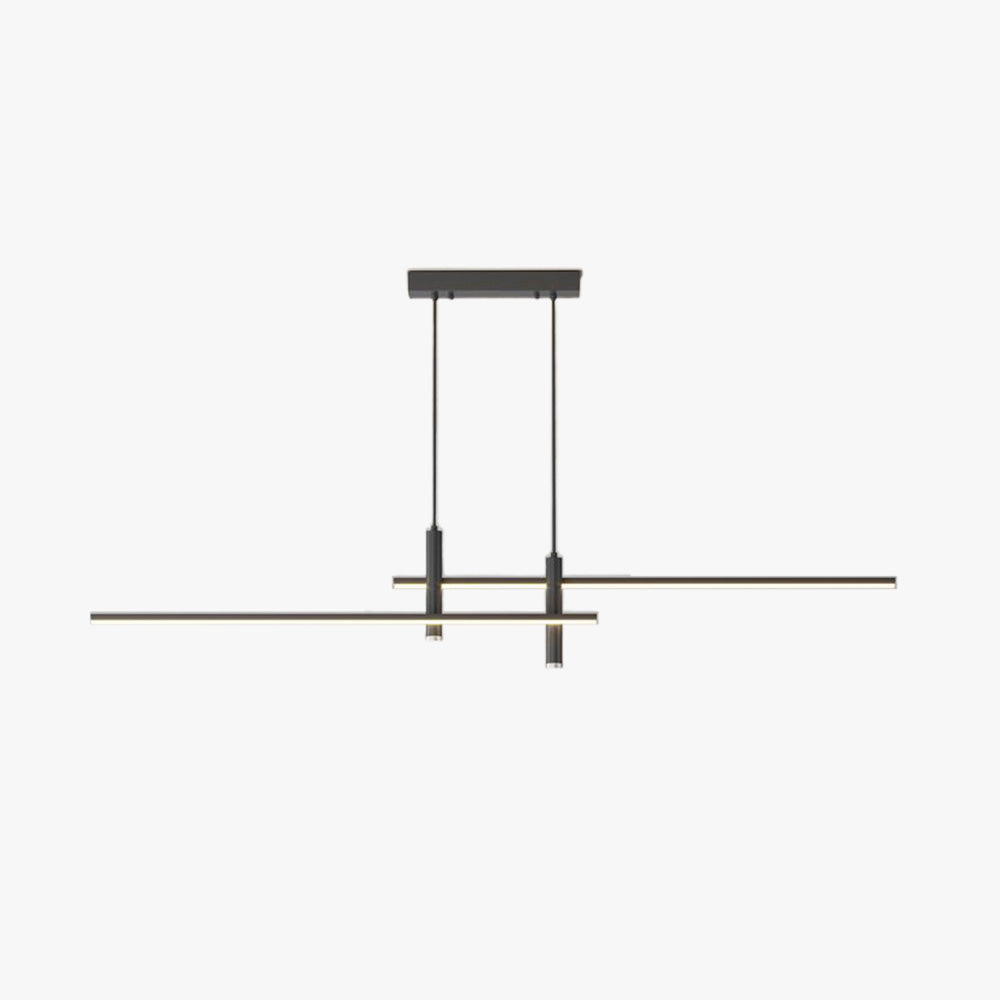 Pendellampa i Metall | Linjär LED-design | Modernt Nordiskt Tak