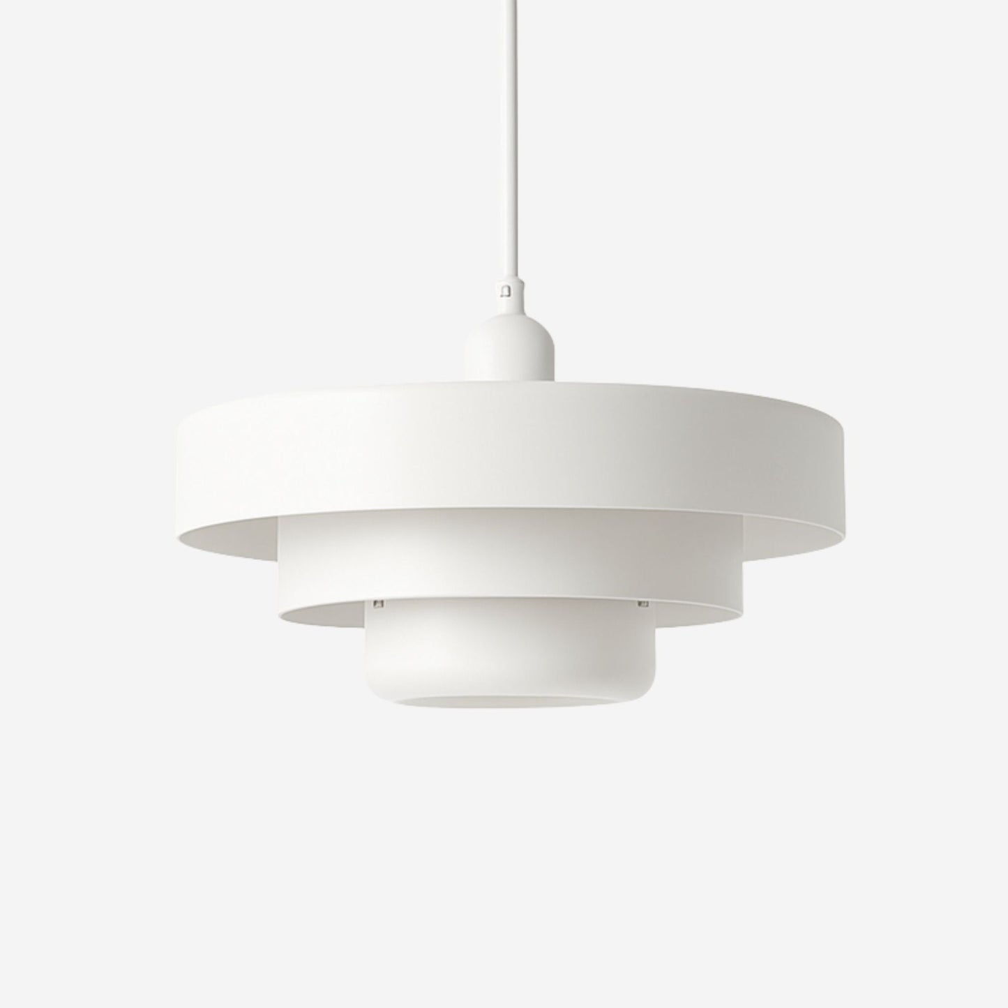Pendellampa i Metall | Skiktad Skärm | Bauhaus-inspirerad Mid-century Design