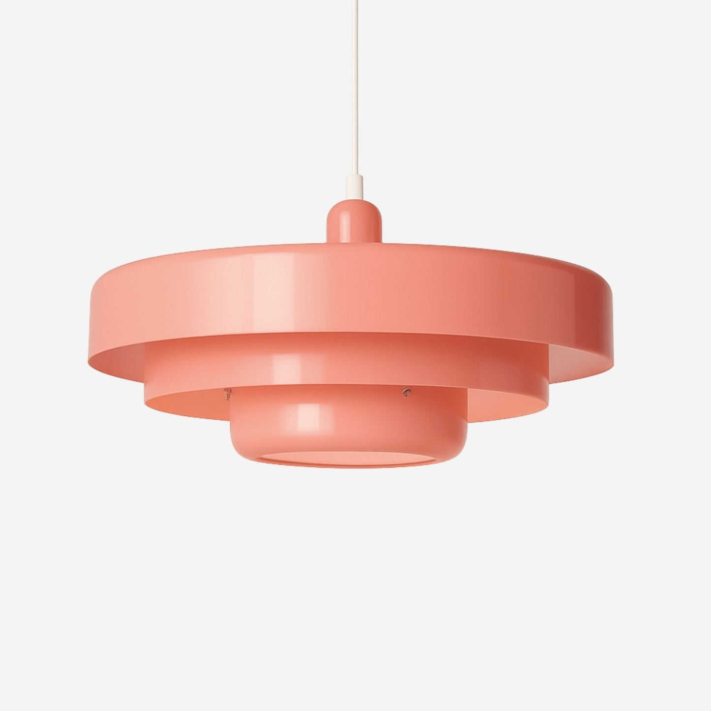 Pendellampa i Metall | Skiktad Skärm | Bauhaus-inspirerad Mid-century Design
