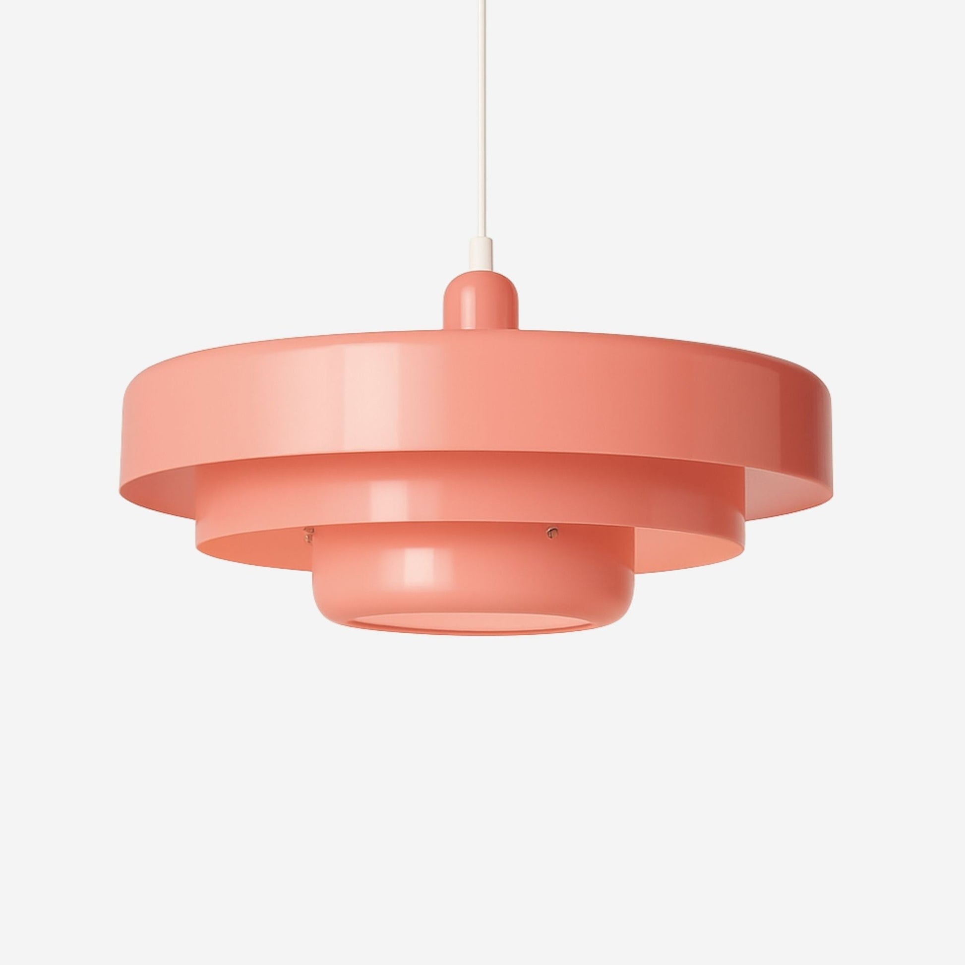 Pendellampa i Metall | Skiktad Skärm | Bauhaus-inspirerad Mid-century Design