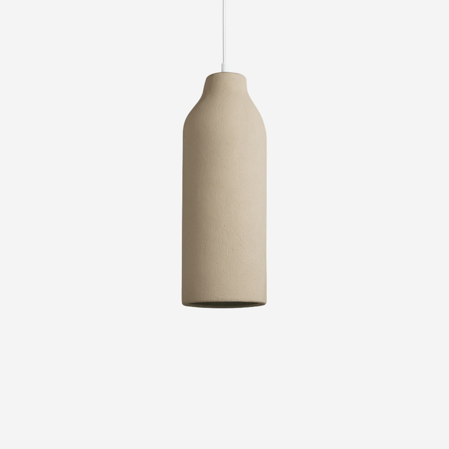 Pendellampa i Stenliknande Material | Organisk Form | Wabi-Sabi-Design