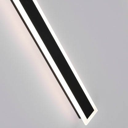 Utomhusvägglampa linjär LED | 30–150 cm och 12–60 W | IP65 | dimbar med fjärrkontroll