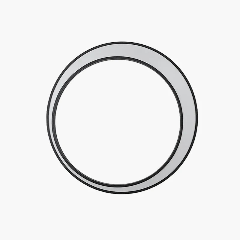 Utomhusvägglampa ring i metall och akryl | Ø 40, 60 eller 80 cm | varmvitt ljus | till trädgård