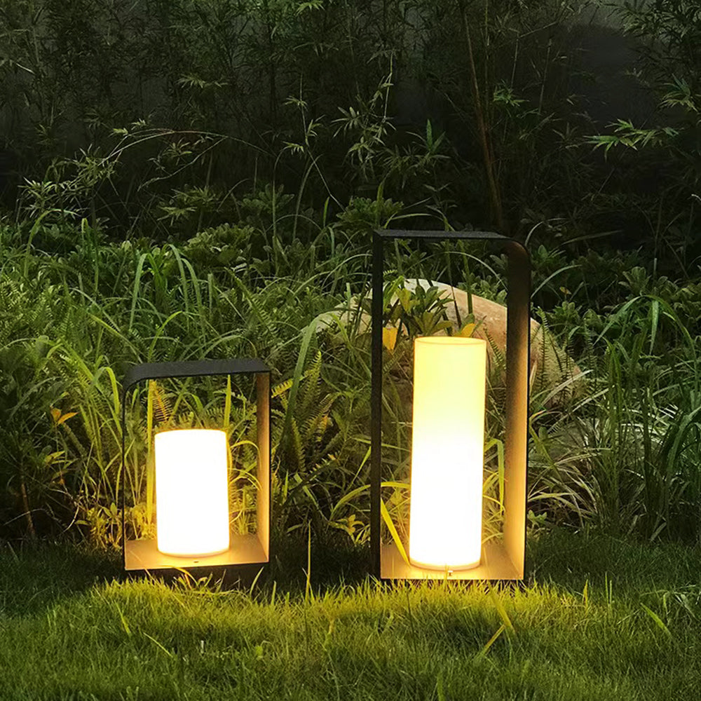Utomhusgolvlampa LED | solenergi eller fast anslutning | 28, 48 eller 68 cm | IP65 för trädgård