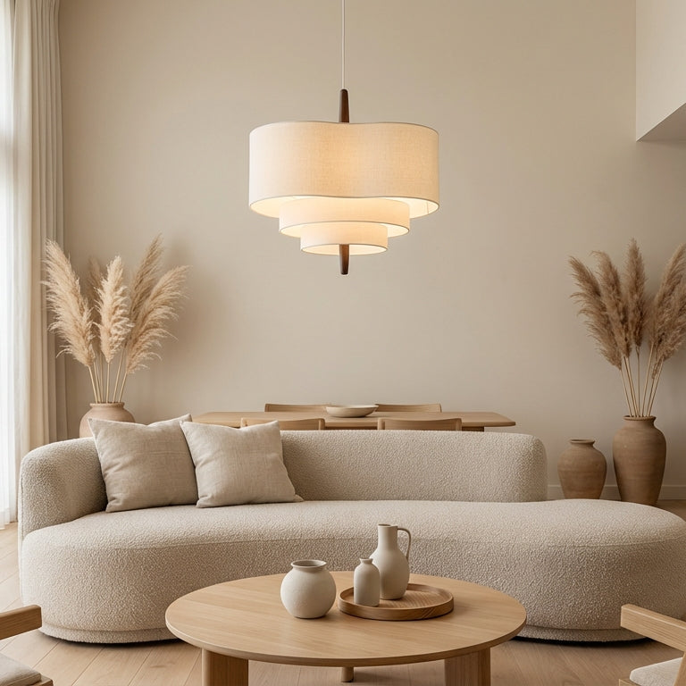 RondoLight | Stilren Organisk Taklampa i Skandinavisk Design