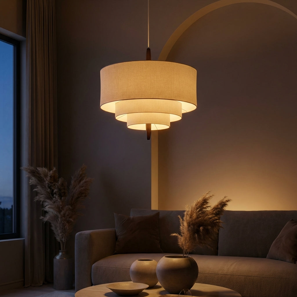 RondoLight | Stilren Organisk Taklampa i Skandinavisk Design