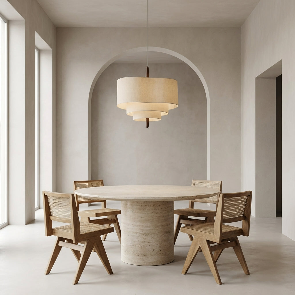 RondoLight | Stilren Organisk Taklampa i Skandinavisk Design