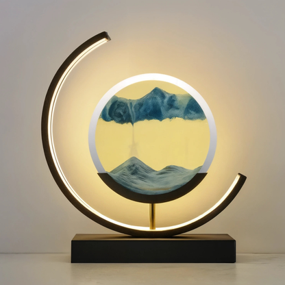 Sands of Time Liten Bordslampa - Elegant LED Bordslampa För Inomhusbruk, Minimalistisk Design, Varm Belysning - 2