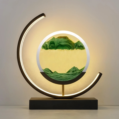 Sands of Time Liten Bordslampa - Elegant LED Bordslampa För Inomhusbruk, Minimalistisk Design, Varm Belysning - 4