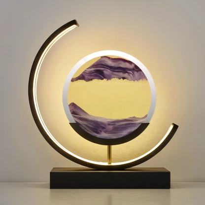Sands of Time Liten Bordslampa - Elegant LED Bordslampa För Inomhusbruk, Minimalistisk Design, Varm Belysning - 5