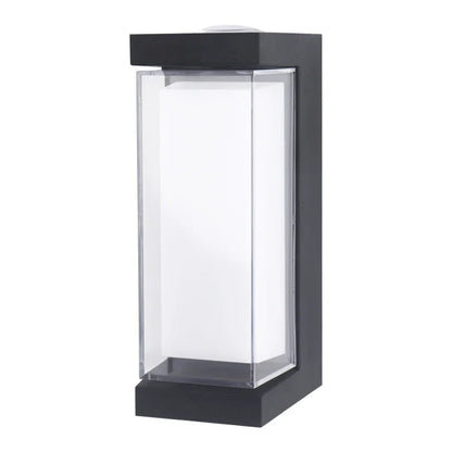 Utomhusvägglampa Up & Down LED 10W | Svart Aluminium Vattentät | IP65 | Fyrkantig & Rund