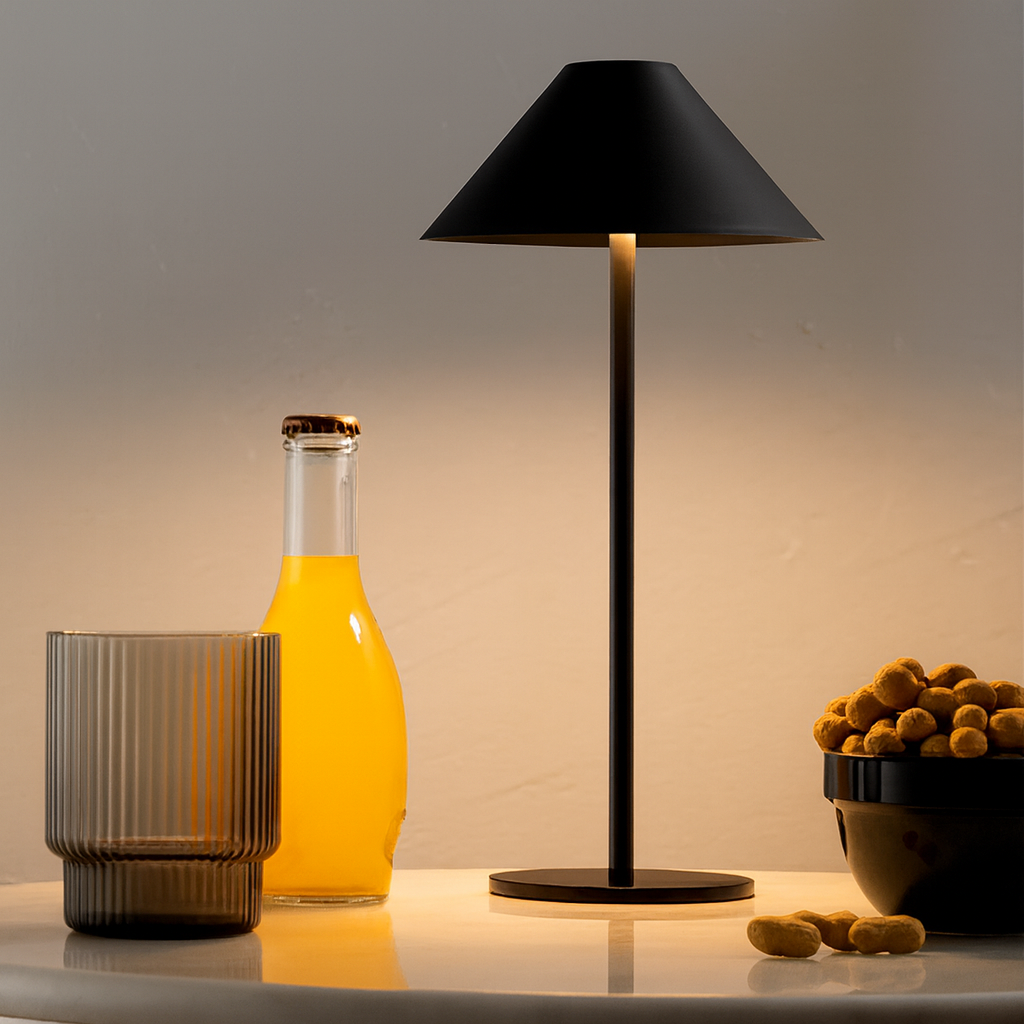 Serenity Cone - Modern Bordslampa, Mjuk Belysning, Skandinavisk Stil 1