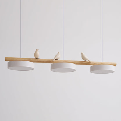 Pendelleuchte mit Vogel LED | Verstellbarer Vogel in 6 Farben | Warmweiß oder Dimmbar | Weißes oder Schwarzes Kabel