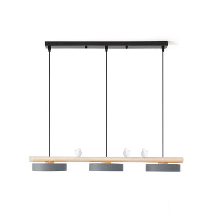 Pendelleuchte mit Vogel LED | Verstellbarer Vogel in 6 Farben | Warmweiß oder Dimmbar | Weißes oder Schwarzes Kabel