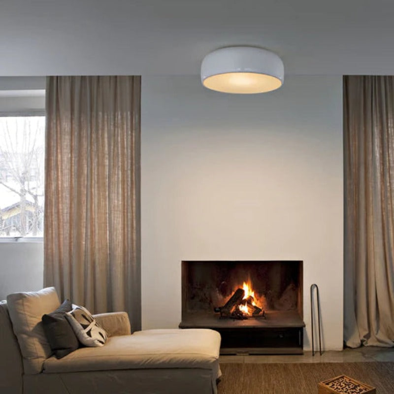 Taklampa Vintage i Metall | Mjölkvit, Röd eller Grön | Dimbar eller 3 Ljusfärger LED | 35–48 cm