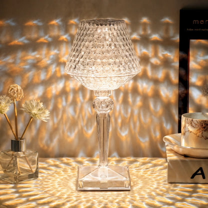 Sparkle Liten Bordslampa - Elegant LED Bordslampa Med Varm Belysning För Inomhusbruk - 6