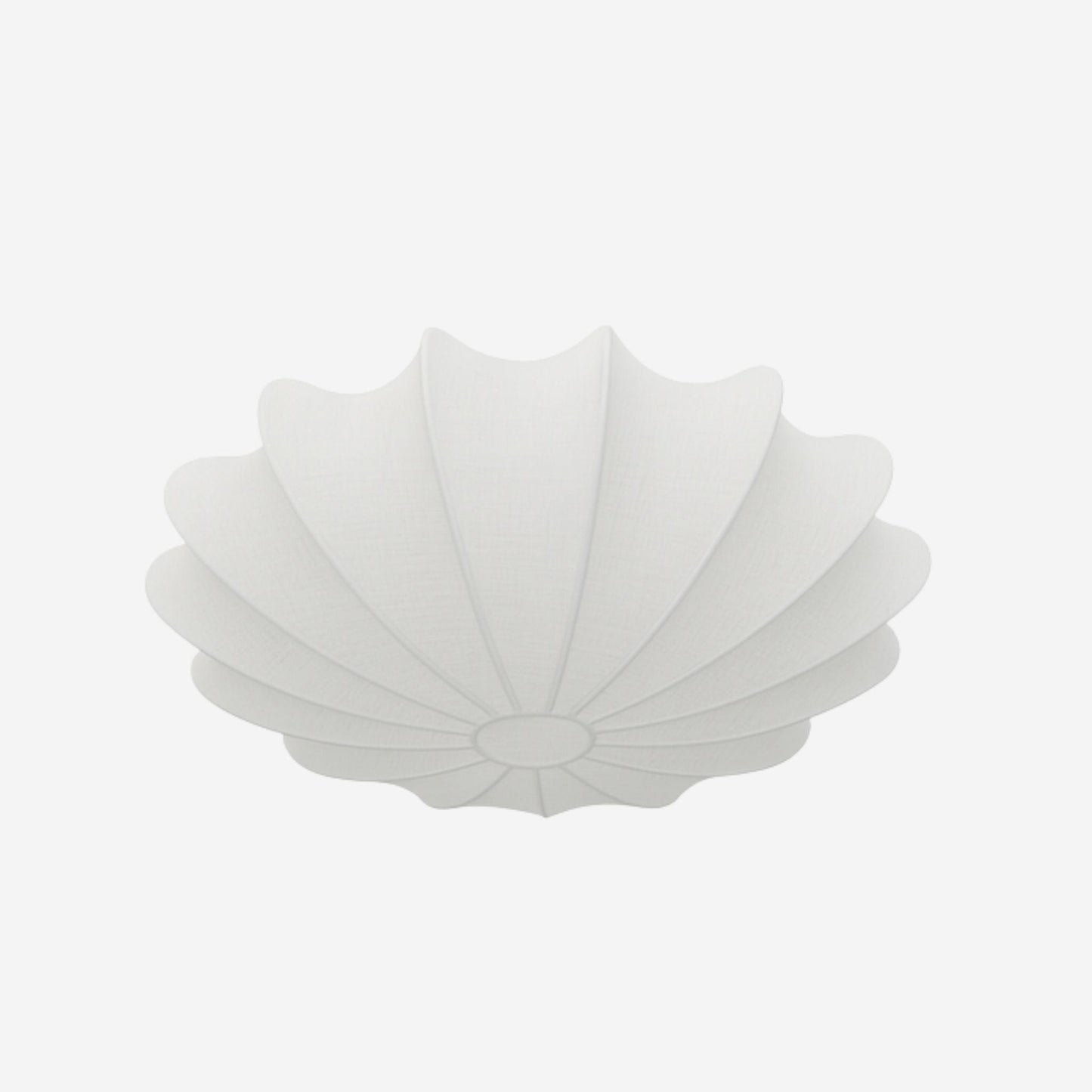 Takplafond i Textil | Veckad Blomform | Mjukt Diffust Ljus