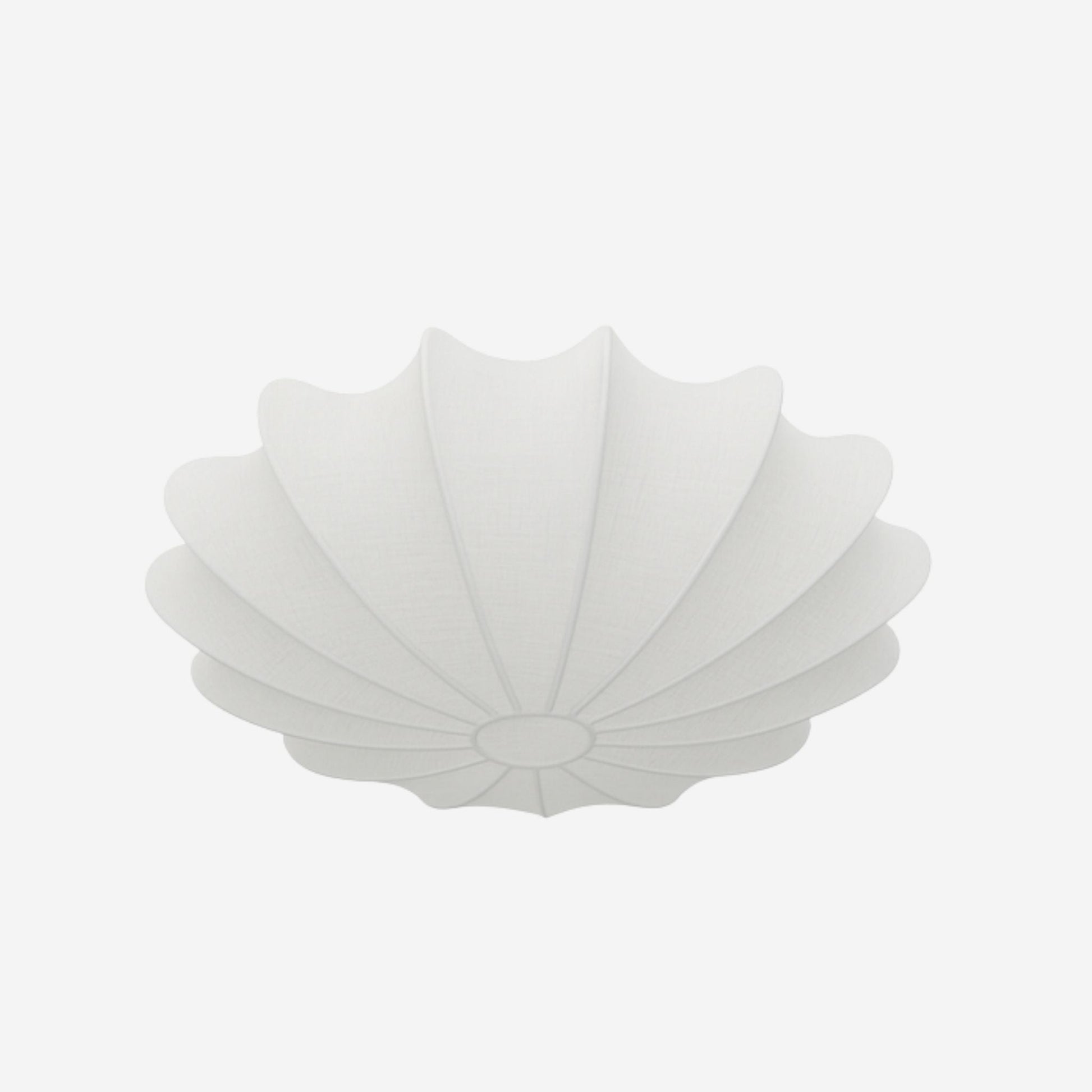 Takplafond i Textil | Veckad Blomform | Mjukt Diffust Ljus