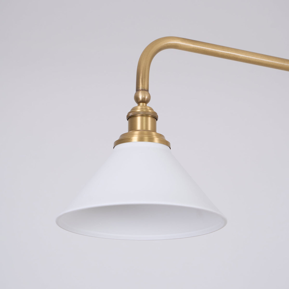 Pendellampa i Retrostil med 2 Skärmar | Aluminium eller Keramik | L 102 cm | För Köksö och Matbord