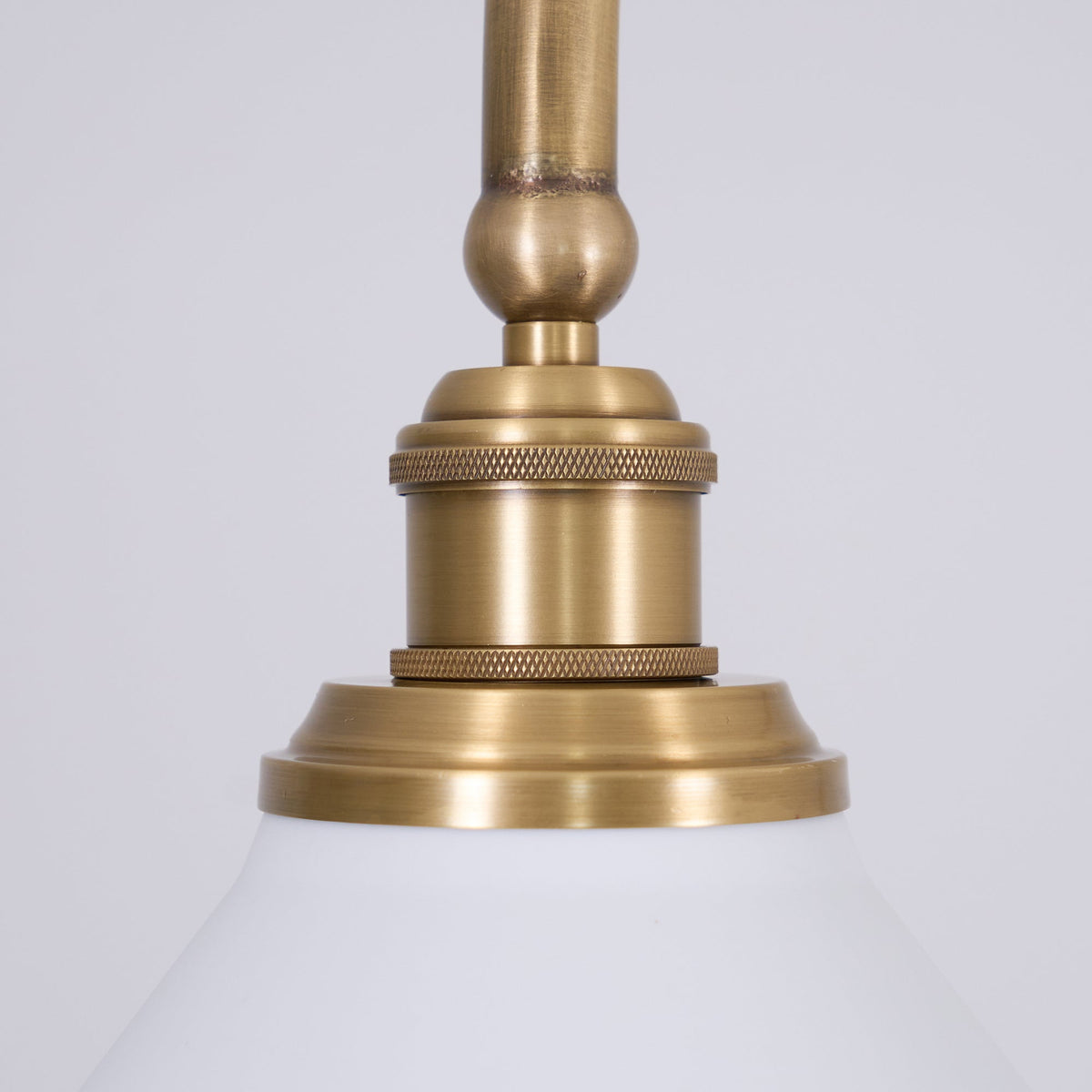 Pendellampa i Retrostil med 2 Skärmar | Aluminium eller Keramik | L 102 cm | För Köksö och Matbord