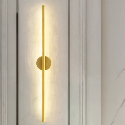 Vägglampa i Aluminium | Integrerad LED-stav | Minimalistisk design