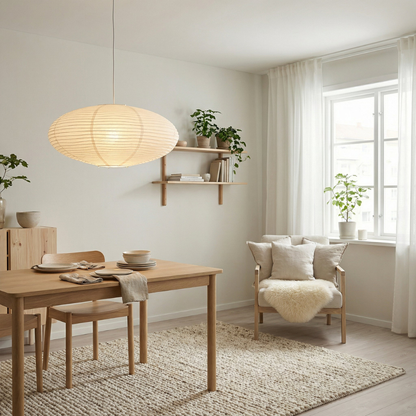 Vabri | Pendellampa i Pappersmaterial för Inomhusbruk