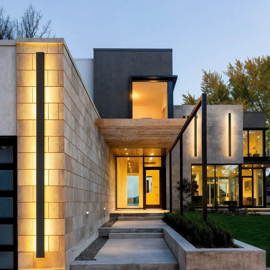 Vinteris | Robust Elegant Utomhusvägglampa för Atmosfärisk Belysning 0