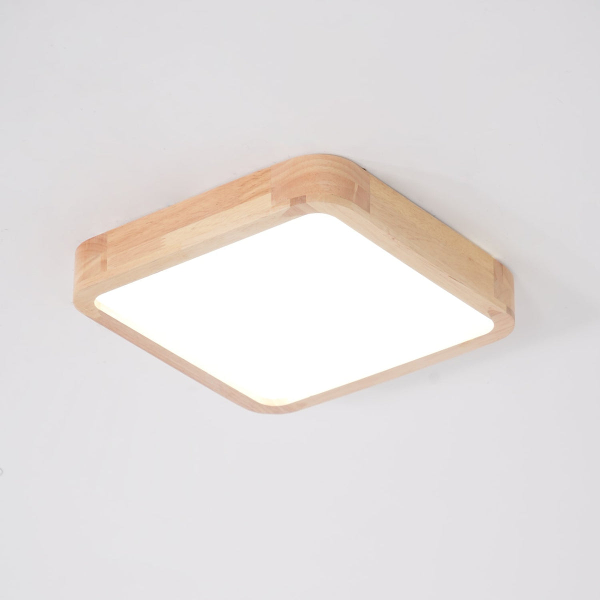 Taklampa i Trä och Akryl | Rund, Fyrkantig eller Rektangulär | Varmvit, Kallvit eller Dimbar LED | 30–80 cm