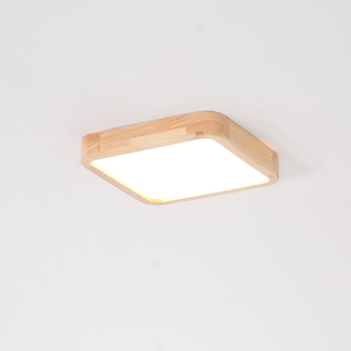 Taklampa i Trä och Akryl | Rund, Fyrkantig eller Rektangulär | Varmvit, Kallvit eller Dimbar LED | 30–80 cm