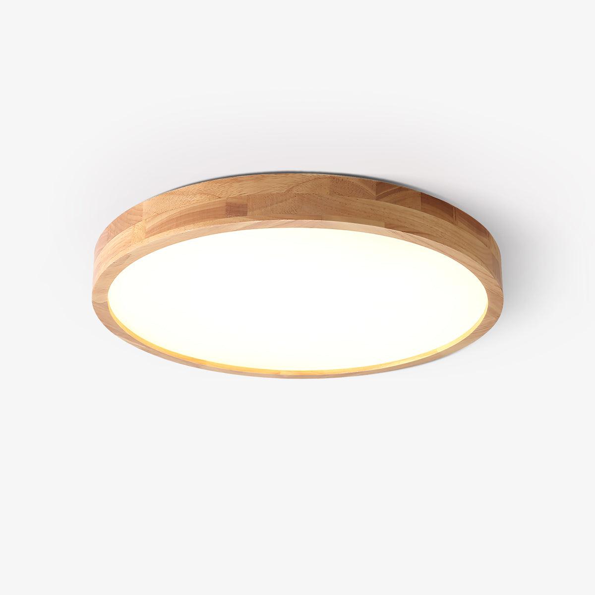 Taklampa i Trä och Akryl | Rund, Fyrkantig eller Rektangulär | Varmvit, Kallvit eller Dimbar LED | 30–80 cm